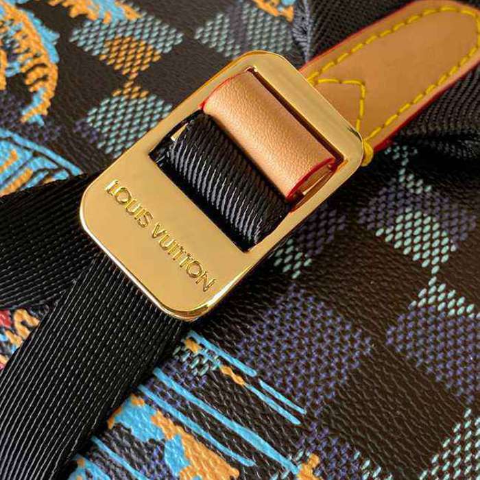 Louis Vuitton モンソリー カルゴ リュック モノグラム ブラウン M40755 サイズ:40x34x17cm