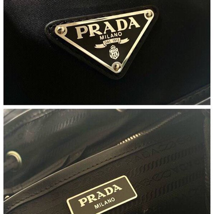Prada リュック ナイロン ブラック 1BZ677B サイズ:28x24x12cm