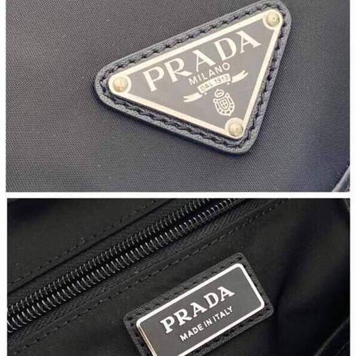 Prada ランウェイ リュック ナイロン ブラック 2VZ111 サイズ:38x30x17cm