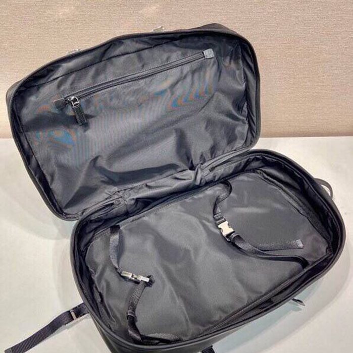Prada マルチファンクション リュック ナイロン ブラック 2VZ101 サイズ:45x25.5x21.5cm