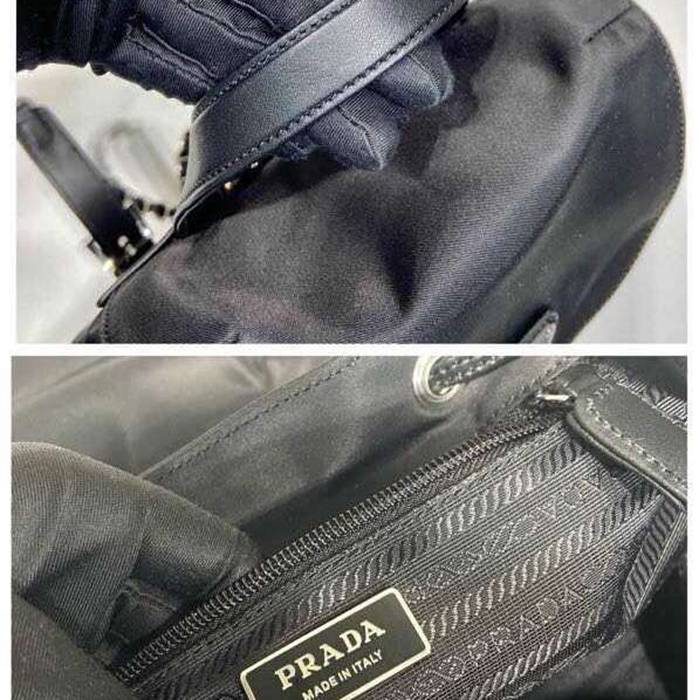 Prada ヴィンテージ リュック ナイロン ブラック 1BZ830 サイズ:32x30x14cm