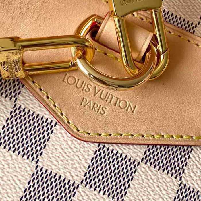 Louis Vuitton モンソリー スモールリュック チェック ホワイト N00120 サイズ:30x28x18cm