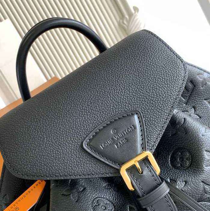 Louis Vuitton リュック オールレザー ブラック M45205 サイズ:33x27.5x14cm