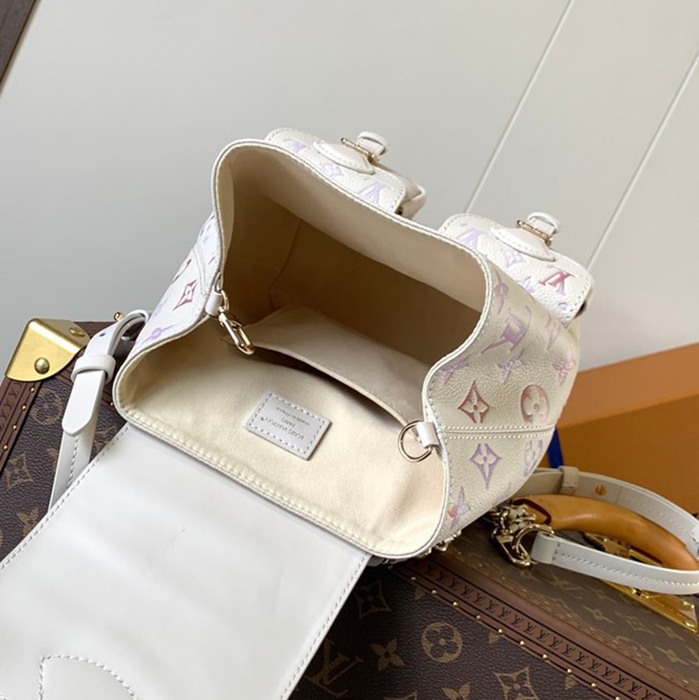 Louis Vuitton バックアップ リュック オールレザー カラフル M15113 サイズ:22x20x14cm
