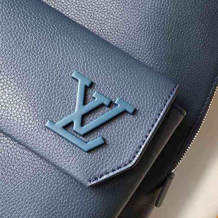 Louis Vuitton アエログラム リュック オールレザー ブラック M57079 サイズ:43x30x14cm