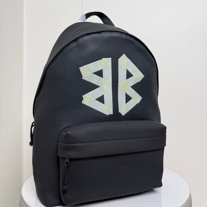 Balenciaga リュック オールレザー ブラック 188016 サイズ:47x35x18cm