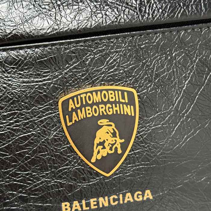 Balenciaga ランボルギーニ コラボ リュック オールレザー ブラック 188015 サイズ:47x35x18cm