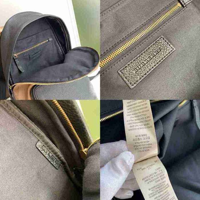 Burberry キャンバス タータンチェック リュック タータンチェック ブラウン 891155 サイズ:40x30cm