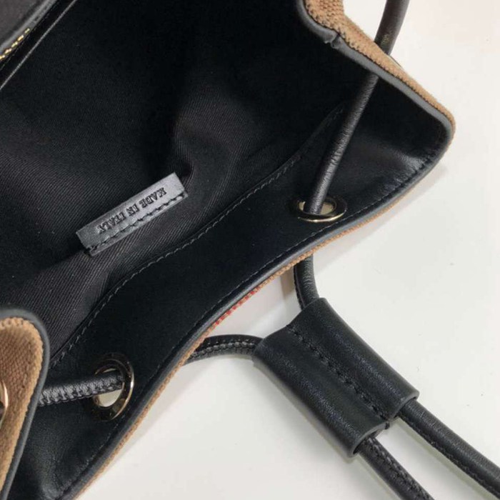 Burberry ザラックサック ミリタリーリュック タータンチェック ブラウン 2011 サイズ:32x22cm