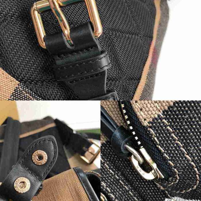 Burberry ザラックサック ミリタリーリュック タータンチェック ブラウン 2011 サイズ:32x22cm