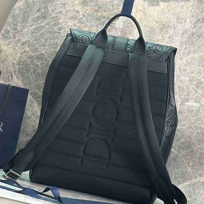Dior ディオールデイリー フラップ リュック オールレザー ブラック 1ESBA231LLG_93928 サイズ:41.5x30.5x15.5cm