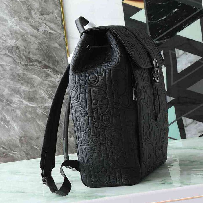 Dior ディオールデイリー フラップ リュック オールレザー ブラック 1ESBA231LLG サイズ:41.5x30.5x15.5cm