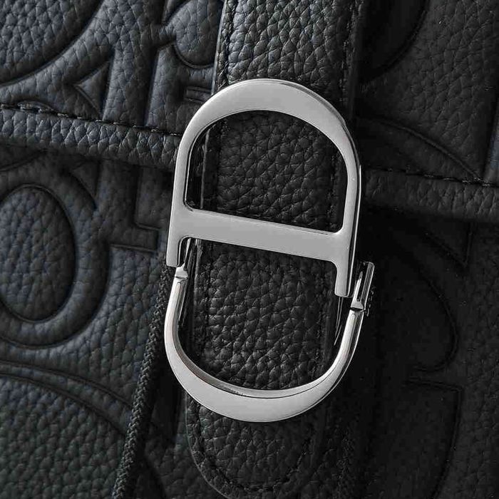 Dior ディオールデイリー フラップ リュック オールレザー ブラック 1ESBA231LLG サイズ:41.5x30.5x15.5cm