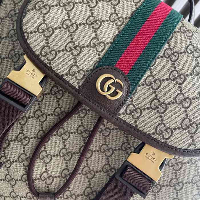 Gucci オフィディア リュック GGスプリーム コーヒーブラウン 839110 サイズ:46x35x12cm