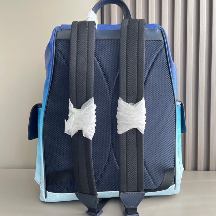 Gucci リュック オールレザー ブルー 792080 サイズ:46x35x12cm
