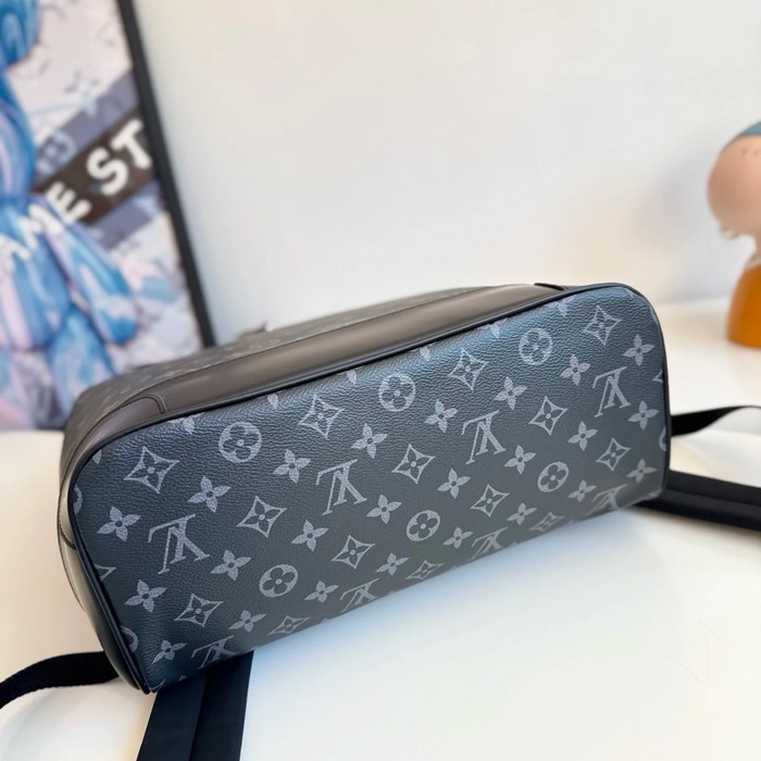 Louis Vuitton スチーマー リュック オールレザー ブラック M44052 サイズ:45x32x16cm