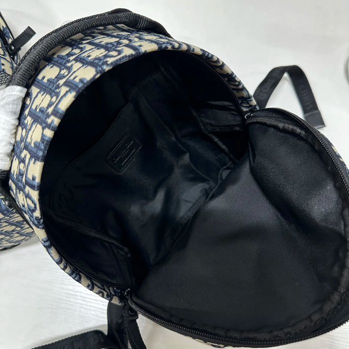 Dior ディオールトラベル リュック オブリーク ブルー 096 サイズ:32x23.5x11cm