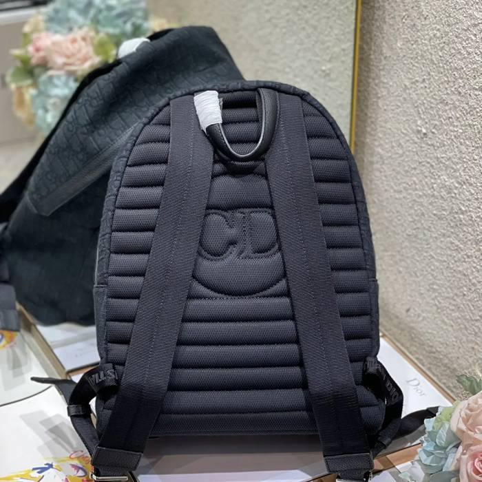 Dior オブリーク リュック オールレザー ブラック 212 サイズ:42x30x15cm