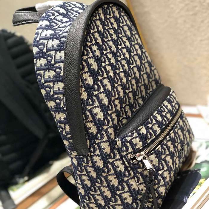 Dior オブリーク リュック オブリーク ブルー 212 サイズ:36x29x14cm