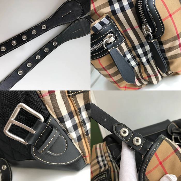 Burberry ヴィンテージタータンチェック リュック タータンチェック ブラウン 4711 サイズ:42x28cm