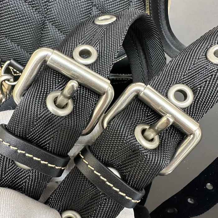 Burberry 3WAY リュック ナイロン ブラック 9701 サイズ:26x16cm