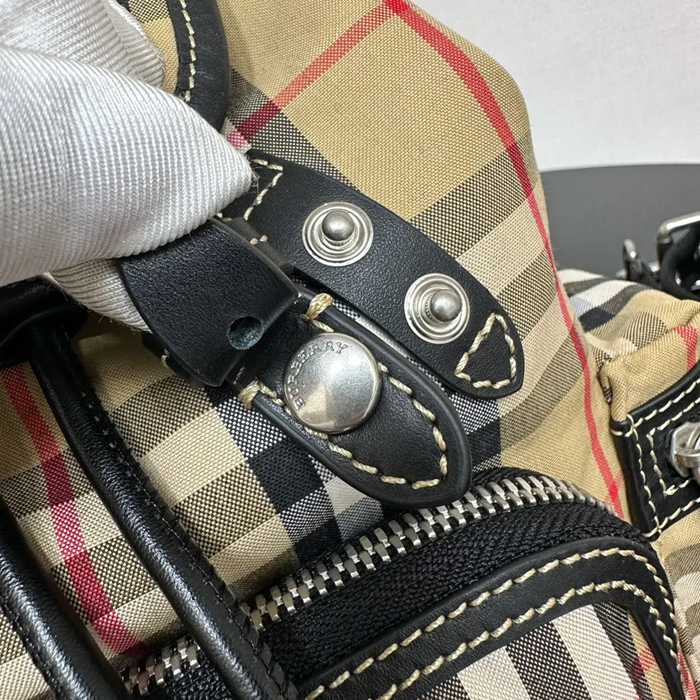 Burberry 3WAY リュック ナイロン ブラック 9701 サイズ:26x16cm