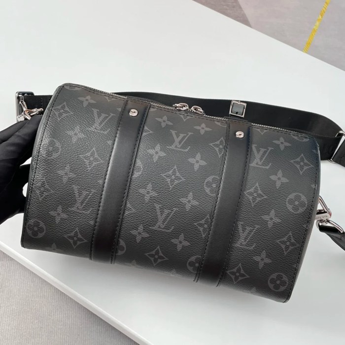 Louis Vuitton 图案 トラベルバッグ モノグラム ブラック M45936 サイズ:27x17x13cm