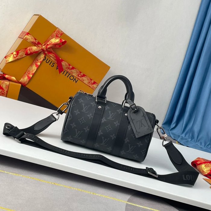 Louis Vuitton 图案 トラベルバッグ モノグラム ブラック M46271 サイズ:25x15x11cm