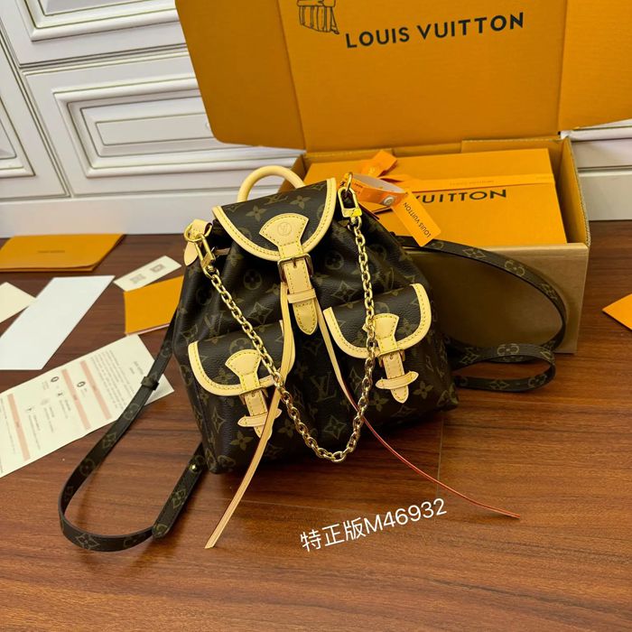 Louis Vuitton 进口菱形面料 ハンドバッグ 菱形纹 ブラック M46932 サイズ:23x21x10cm
