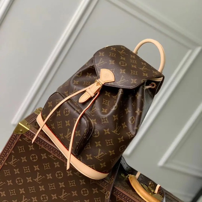 Louis Vuitton モンソリー ミニリュック モノグラム ブラウン M11198 サイズ:30x28x18cm