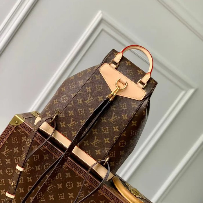 Louis Vuitton モンソリー ミニリュック モノグラム ブラウン M11198 サイズ:30x28x18cm