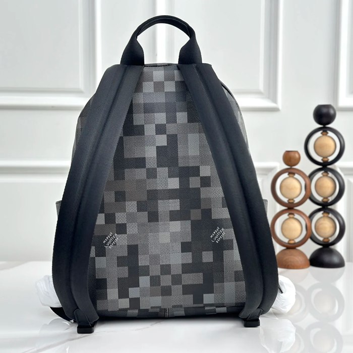 Louis Vuitton ディスカバリー リュック チェック グレー M28789 サイズ:42x31x17cm