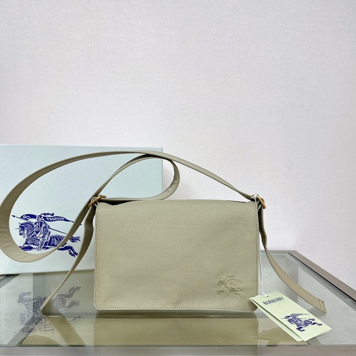 BURBERRY コットンブレンド斜め掛け トレンチ サイズ:25x16cm