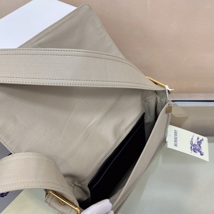 BURBERRY コットンブレンド斜め掛け トレンチ サイズ:25x16cm