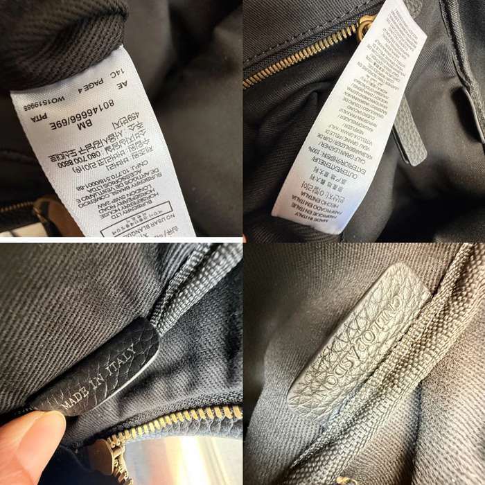 BURBERRY 8911 キャンバスチェックリュック サイズ:40x30cm