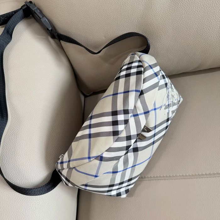 BURBERRY 7801 チェックウエストバッグ サイズ:33x18x11cm