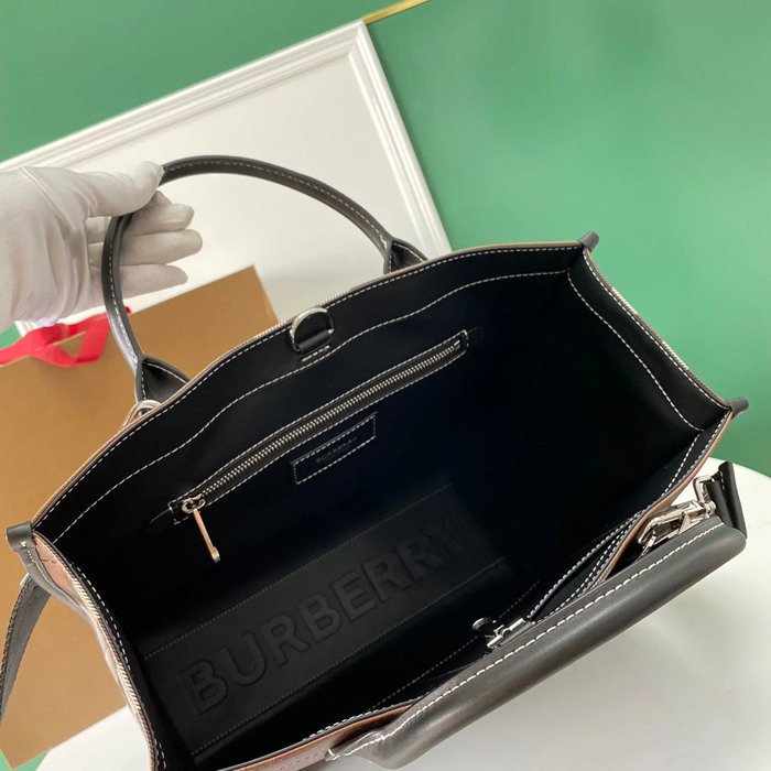 BURBERRY チェックトート サイズ:37.5x35.5x15cm