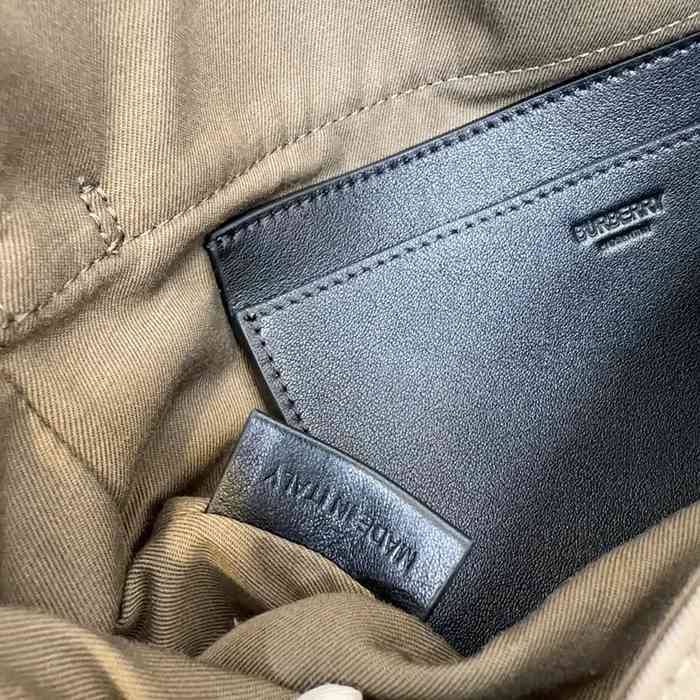 BURBERRY コットンブレンド斜め掛け サイズ:25x16cm