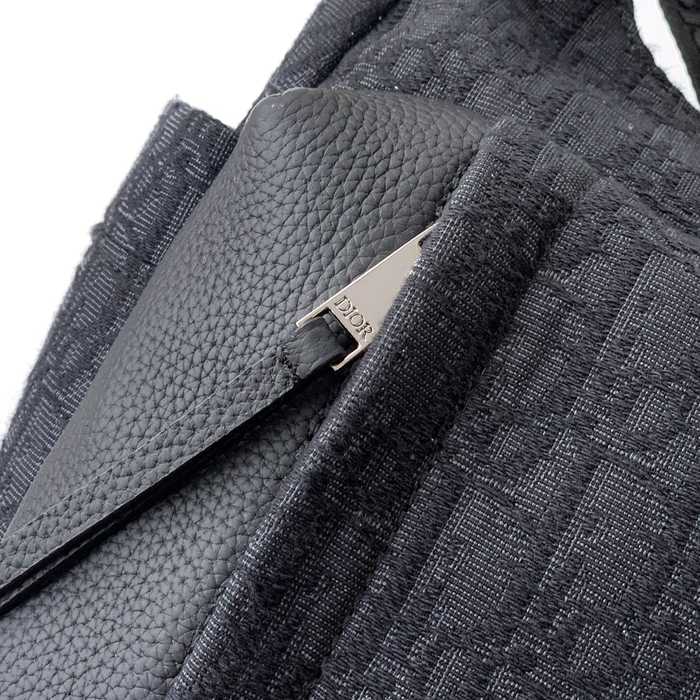 DIOR ライダーソフト餃子バッグ オブリーク 黒 サイズ:36x30.5x14.5cm
