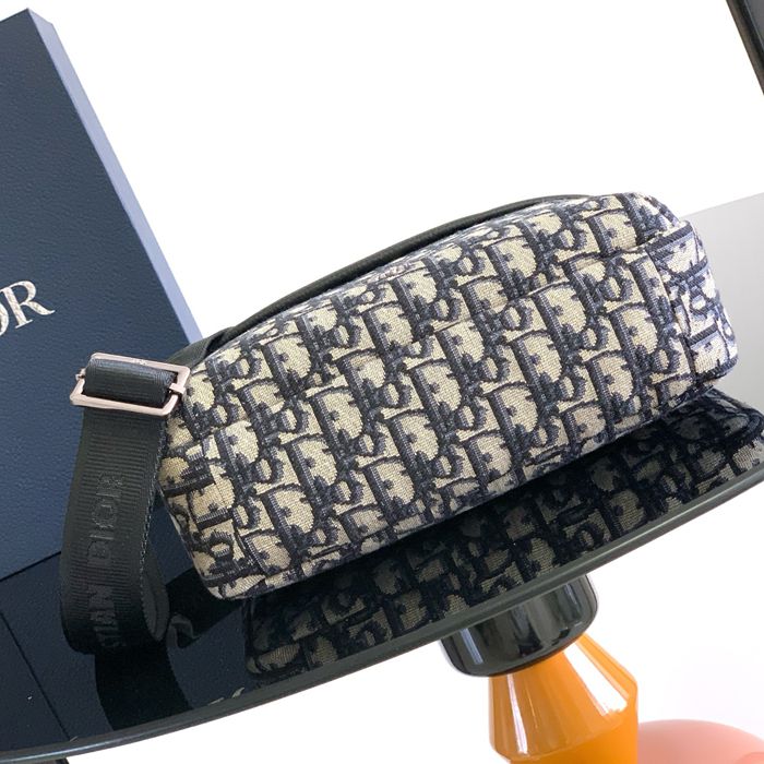 DIOR ライダーソフト餃子バッグ オブリーク 米黒 サイズ:25x22cm