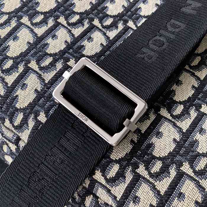 DIOR ライダーソフト餃子バッグ オブリーク 米黒 サイズ:25x22cm