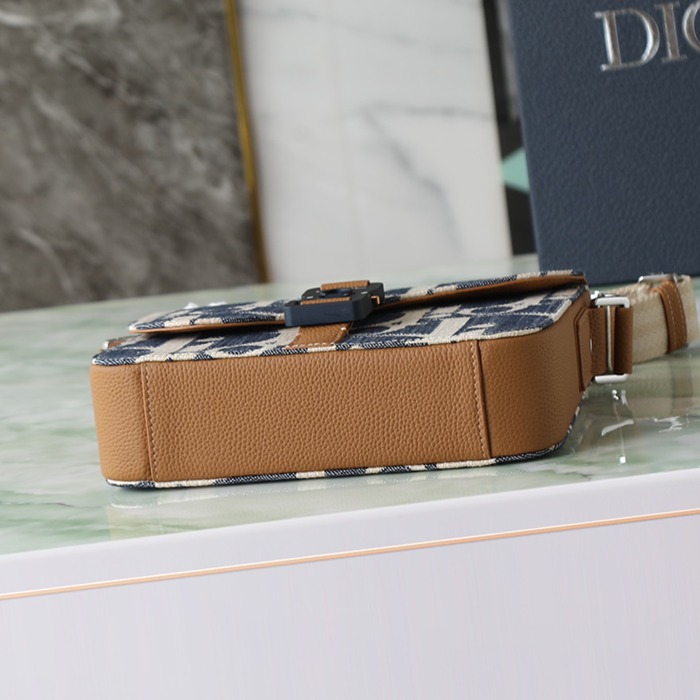 DIOR サドルメッセンジャー 酒椰葉効果オブリーク サイズ:24x16.5x5.5cm
