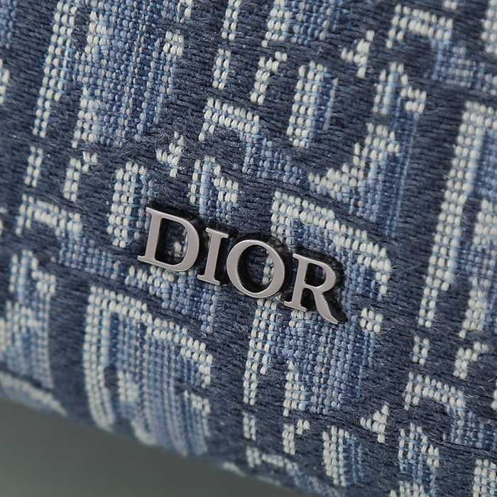 DIOR ライダーソフト餃子バッグ オブリーク 青 サイズ:25x22cm