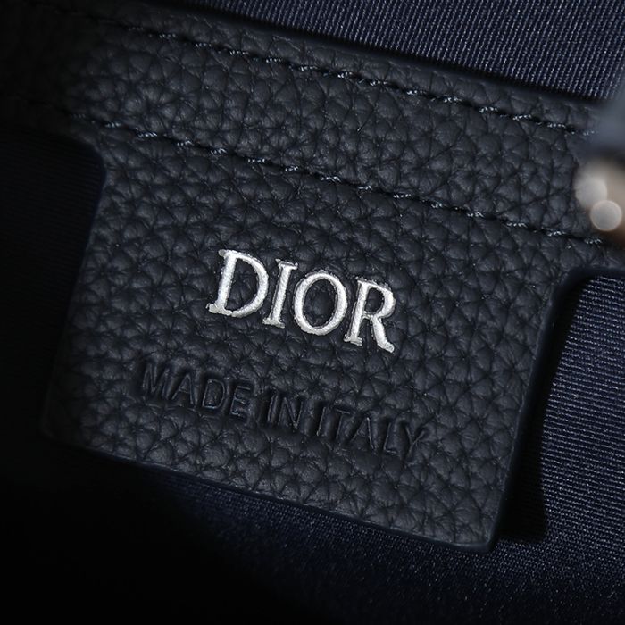 DIOR ライダーソフト餃子バッグ オブリーク 青 サイズ:25x22cm