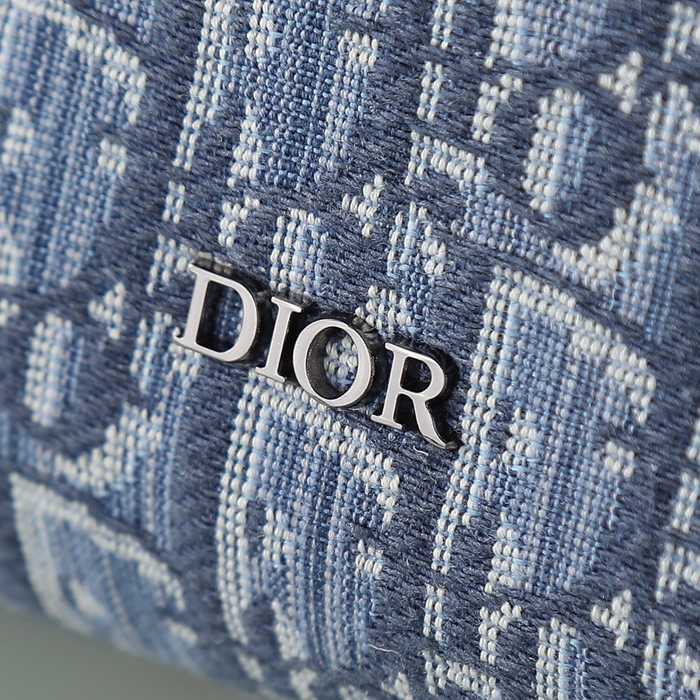 DIOR ライダーソフト餃子バッグ オブリーク 青 サイズ:36x30.5x14.5cm