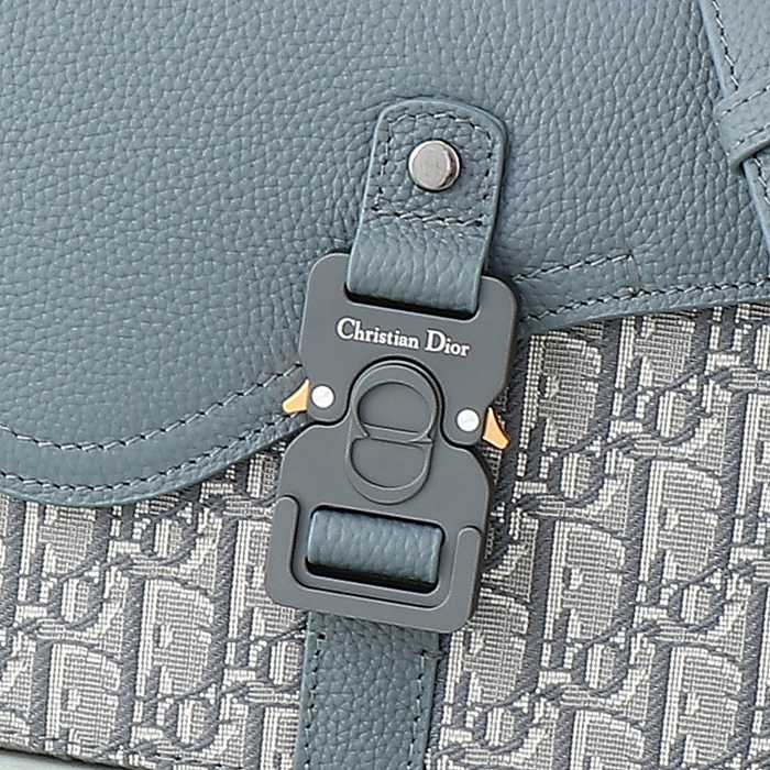DIOR サドルメッセンジャー オブリーク 深灰 サイズ:23x18cm