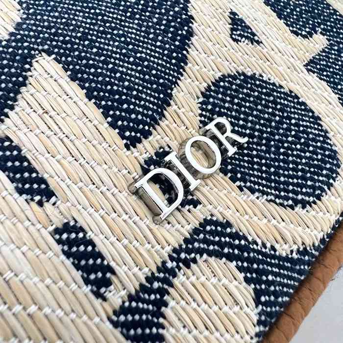 DIOR ヒットザロードデニム×レザーフラップメッセンジャー サイズ:24x18cm