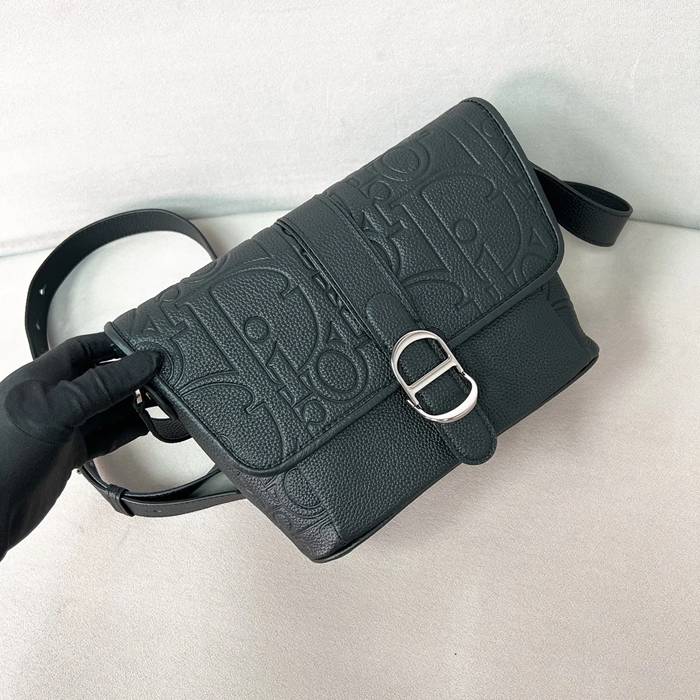 DIOR デイリーフラップメッセンジャー グラビティ ブラック サイズ:28x18x9.5cm