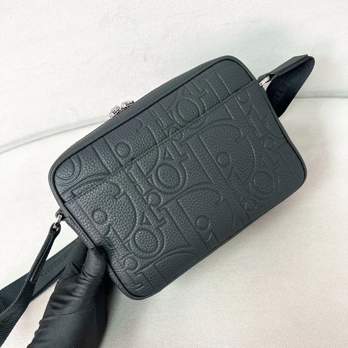DIOR ライダー2.0メッセンジャー 粒面牛皮 サイズ:23x17x7.5cm