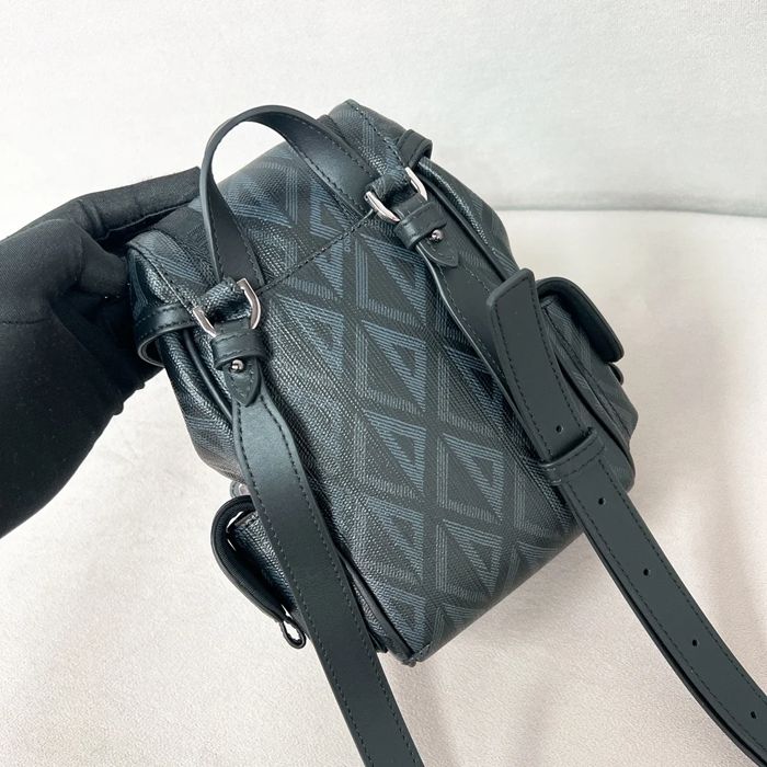 DIOR ヒットザロードミニリュック 黒ダイヤ サイズ:18.5x17.5cm